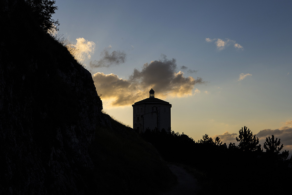 Rocca Calascio di notte