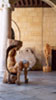 Galleria di sculture in legno