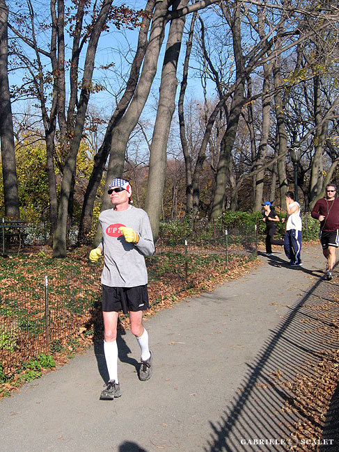 runner central park